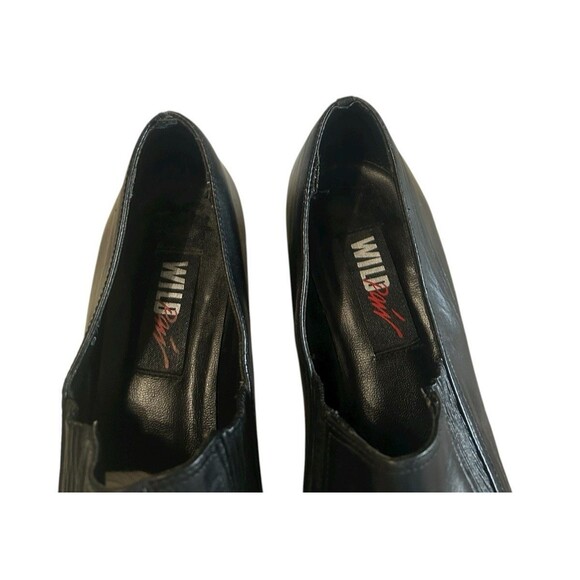 Wild Pair Vintage BlackLeather Women’s 8.5B Western Mules Booties Pointed Y2K - Picture 10 of 13